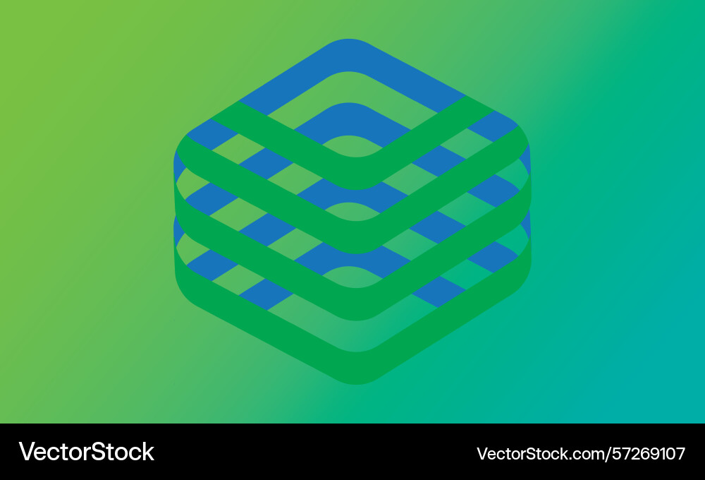 Glossy 3d square web icons set with blank button d Vector Image