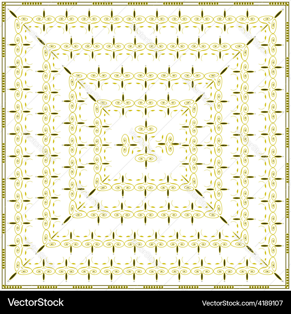 Native creamy yellow background pattern Vector Image