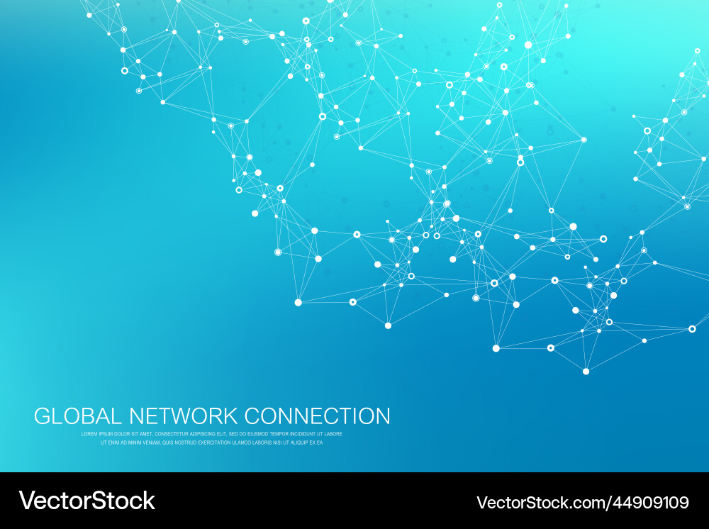 Global Network Connection vector image