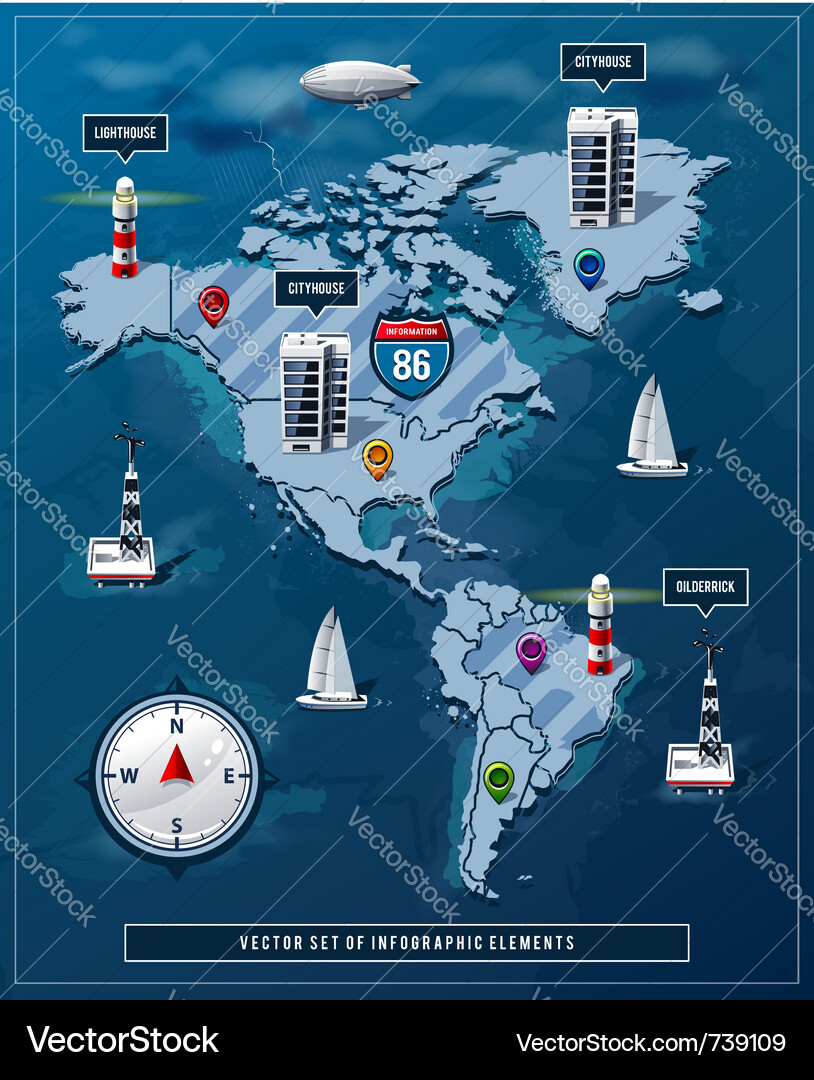 Infographic Elements Set Vector Image
