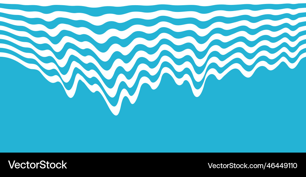 Amorphous element with the effect of visual vector image