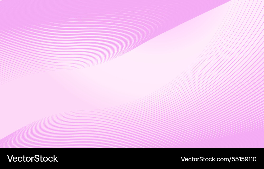 Light pink gradient background with curve line Vector Image