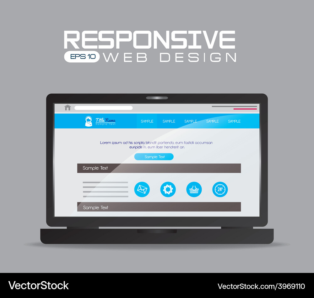 Web design Vector Image