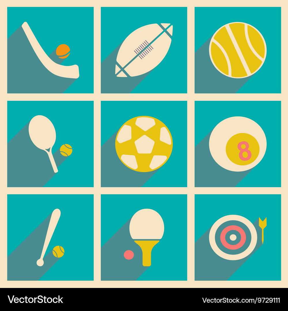 Flat with shadow concept and mobile application Vector Image