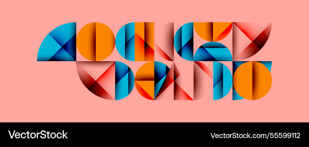 Abstract geometric pattern with intersecting Abstract geometric pattern with intersecting vector image