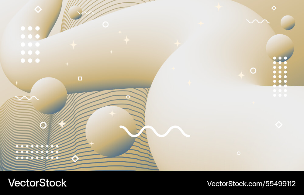 Abstract modern background of flowing element vector image