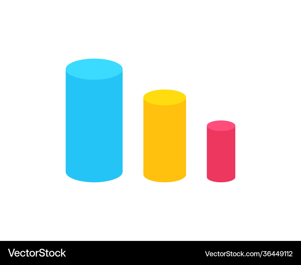 Data analysis chart diagram simple icons for web Data analysis chart diagram simple icons for web Vector Image