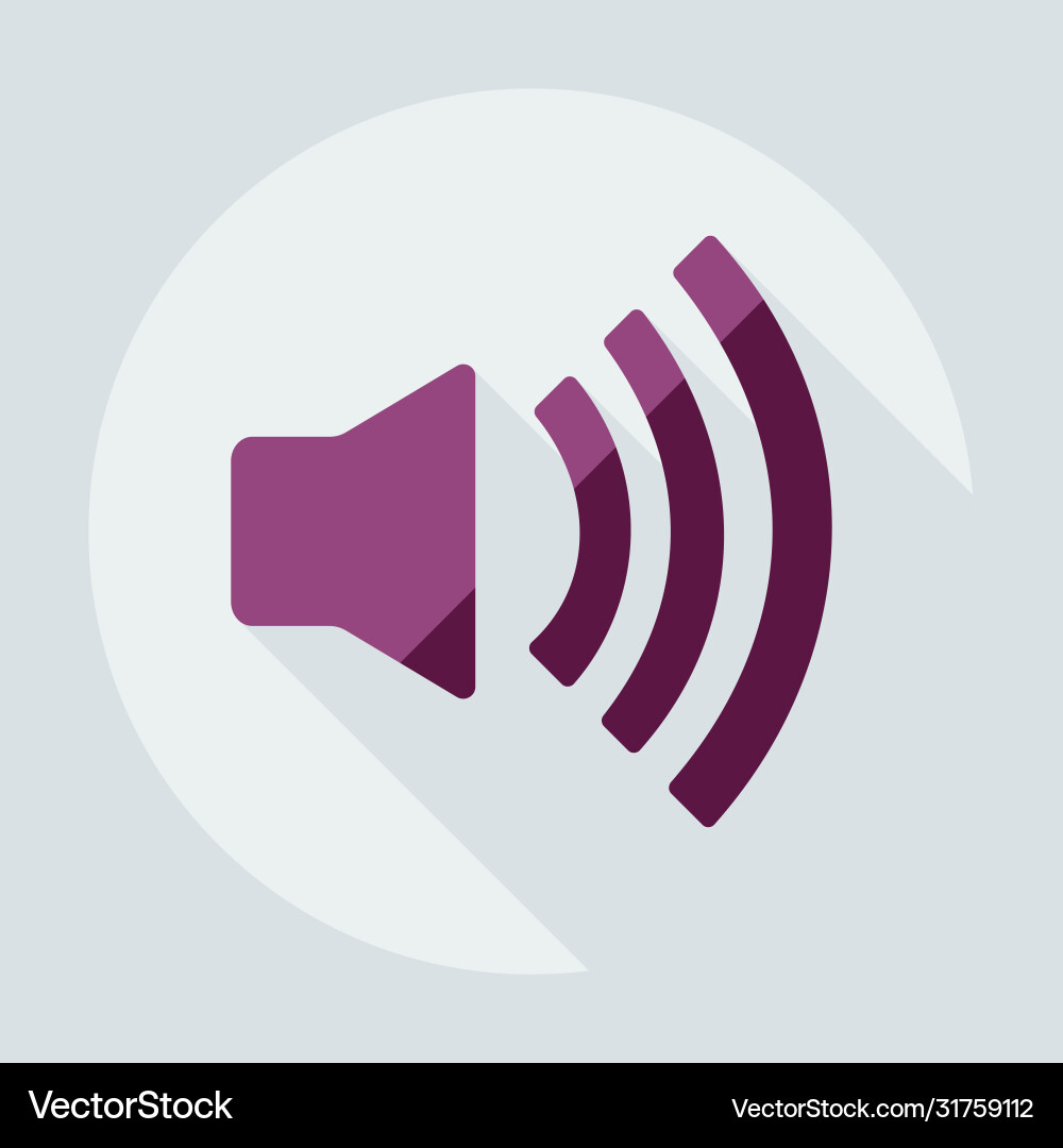 Flat modern design with shadow icon player Flat modern design with shadow icon player vector image