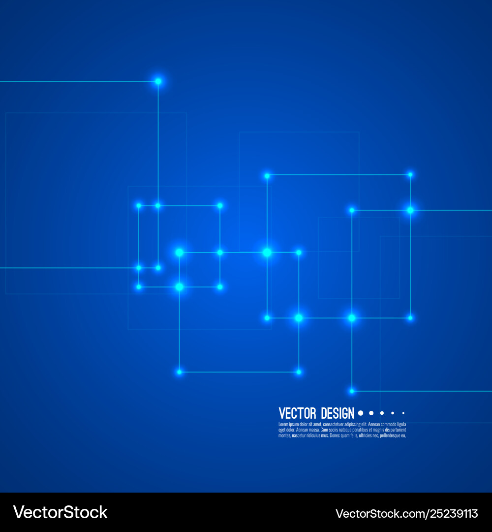 Abstract Neural Network Background vector image
