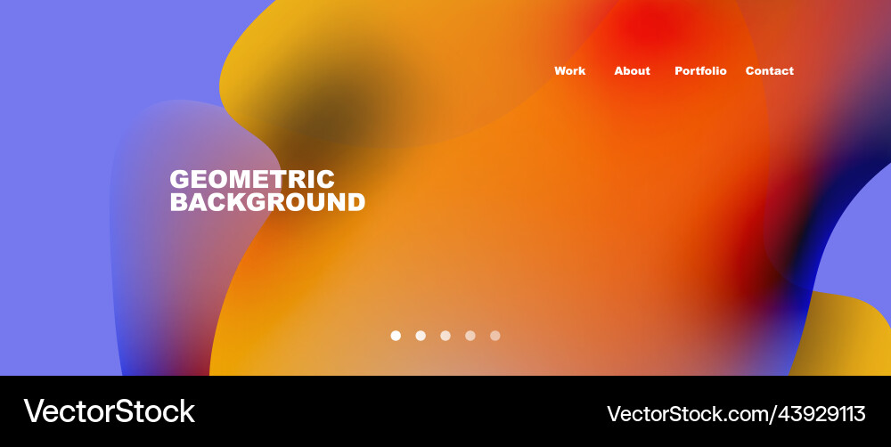 Flowing gradient colors and round elements Flowing gradient colors and round elements Vector Image
