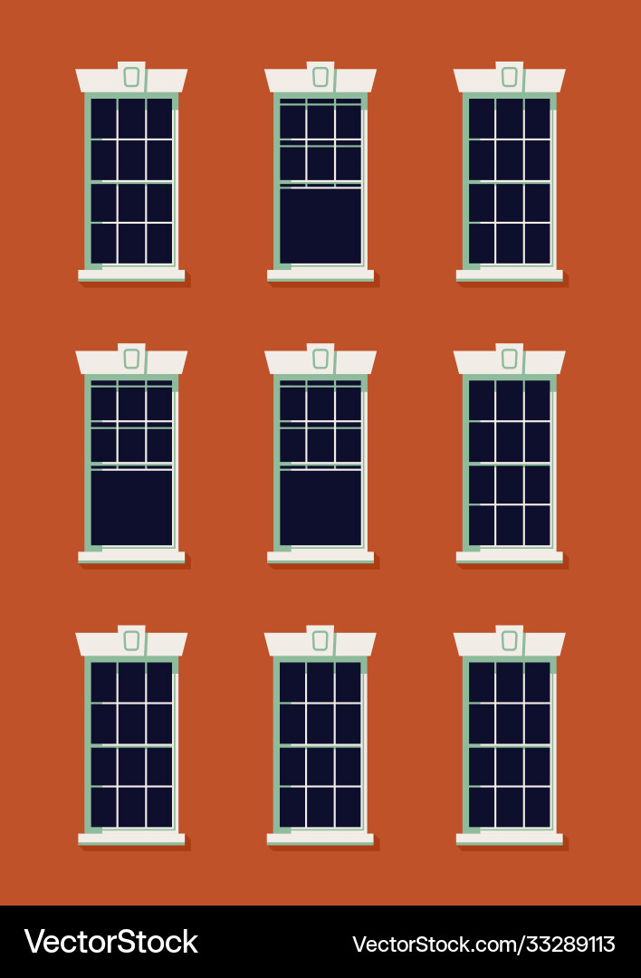 Quality abstract building facade with empty Vector Image