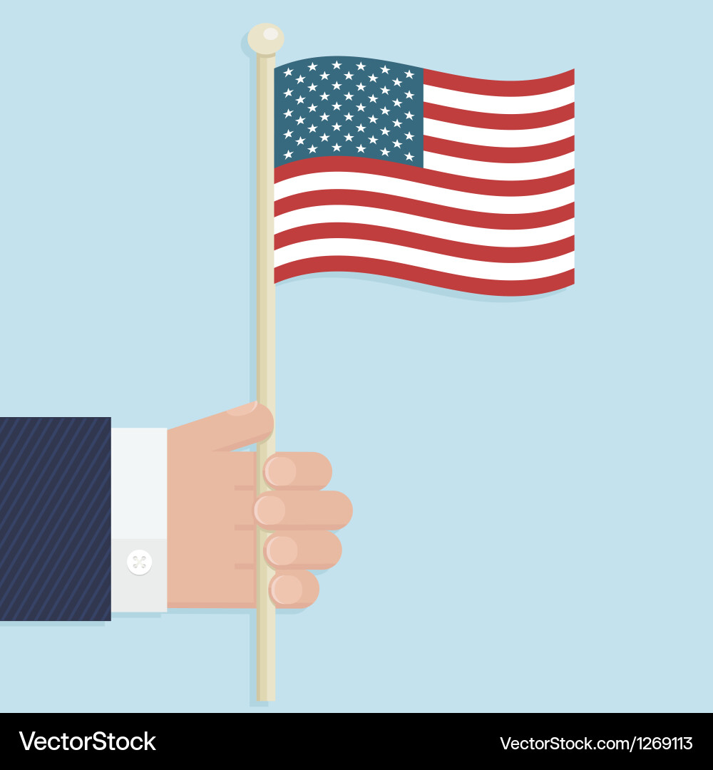 Usa flag Royalty Free Vector Image - VectorStock