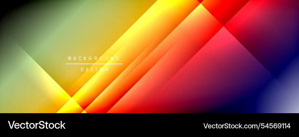 Colorful gradient with lines made of shadow Vector Image
