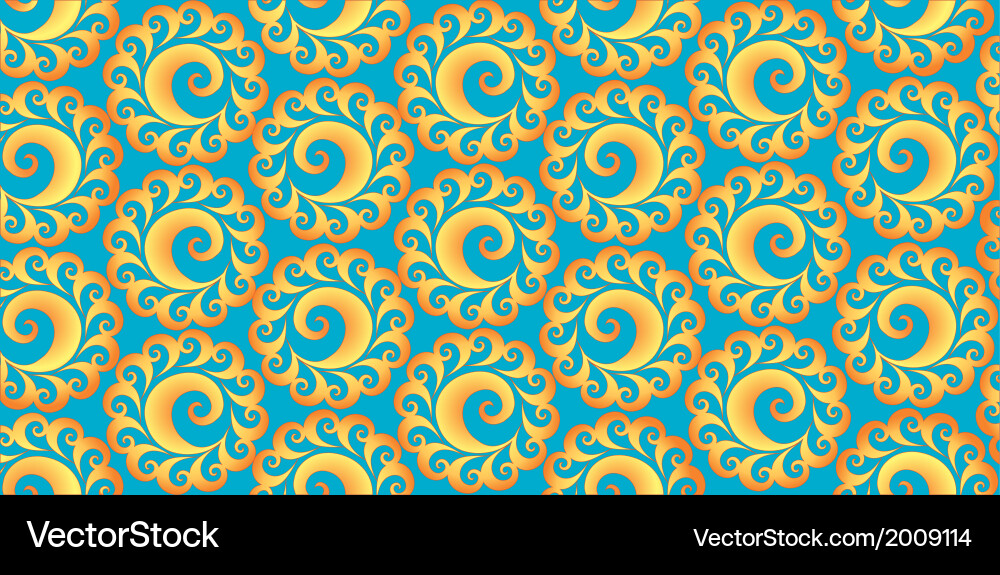 Shimmering Spiral Pattern vector image