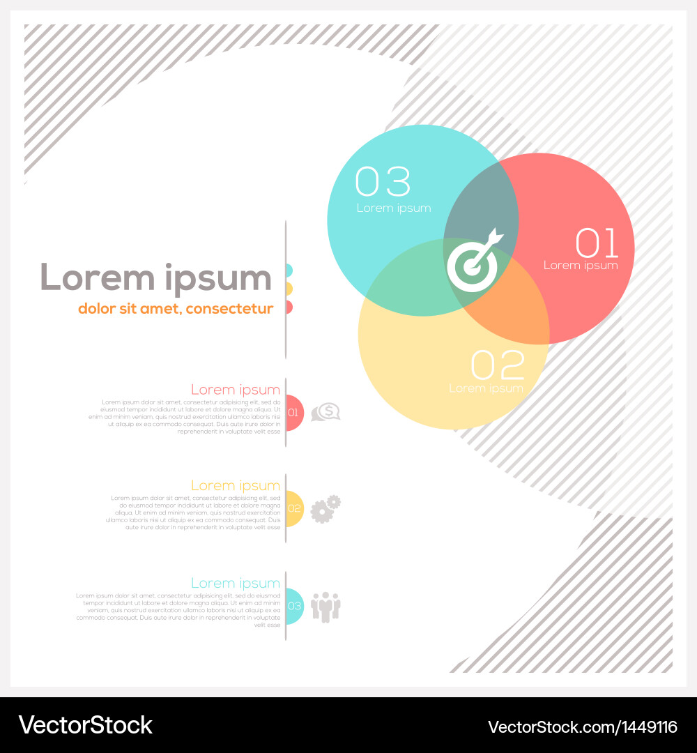 Abstract Circle Shape Layout vector image