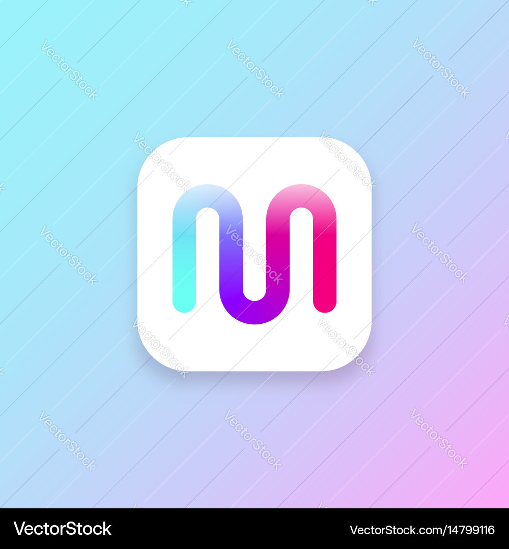 App icon ui design element vector image