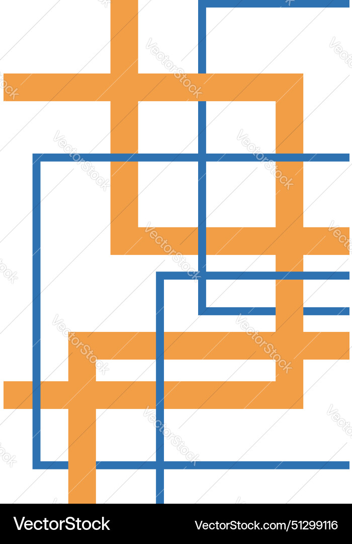 Seamless pattern with abstract geometric shapes Vector Image