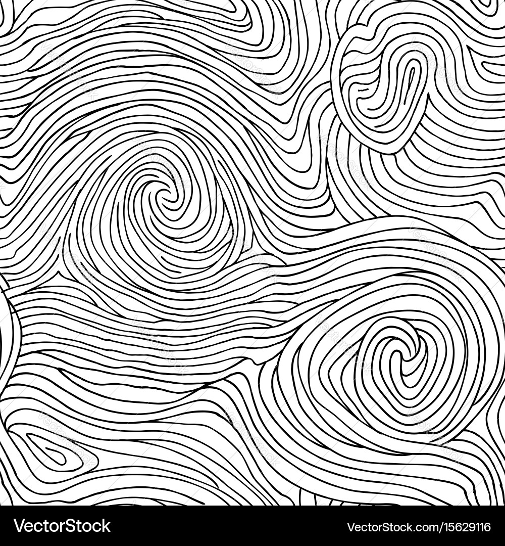 Swirl Line Pattern vector image