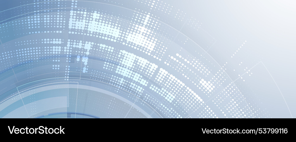 Tech evolution through simple design abstract Vector Image