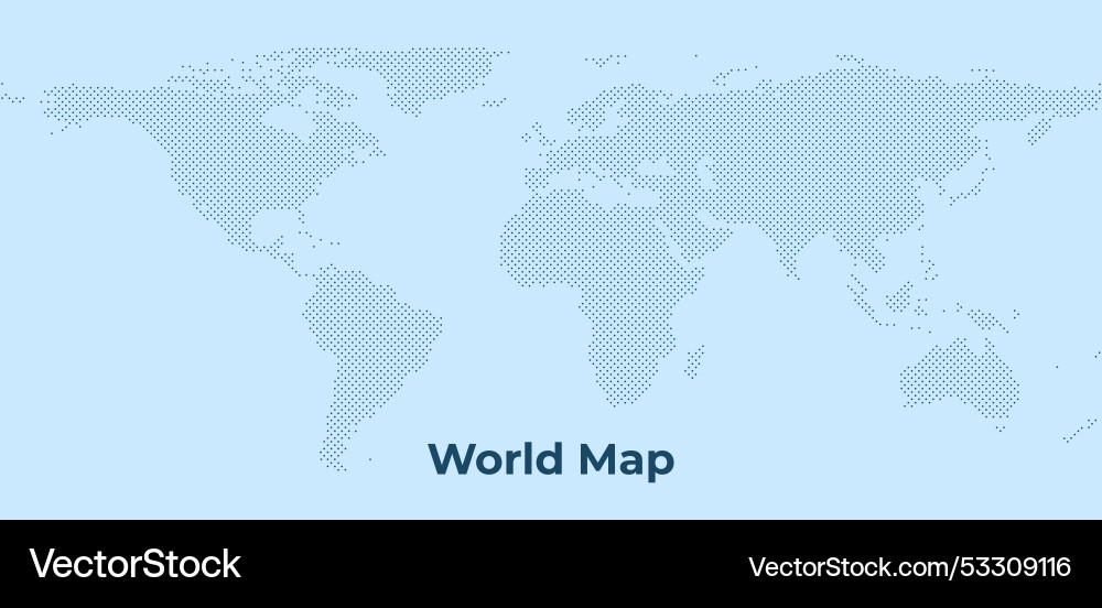 World map background with dot pattern - global World map background with dot pattern - global Vector Image