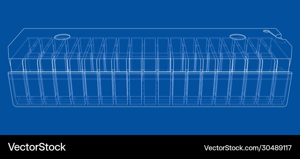 3d microchip rendering vector image