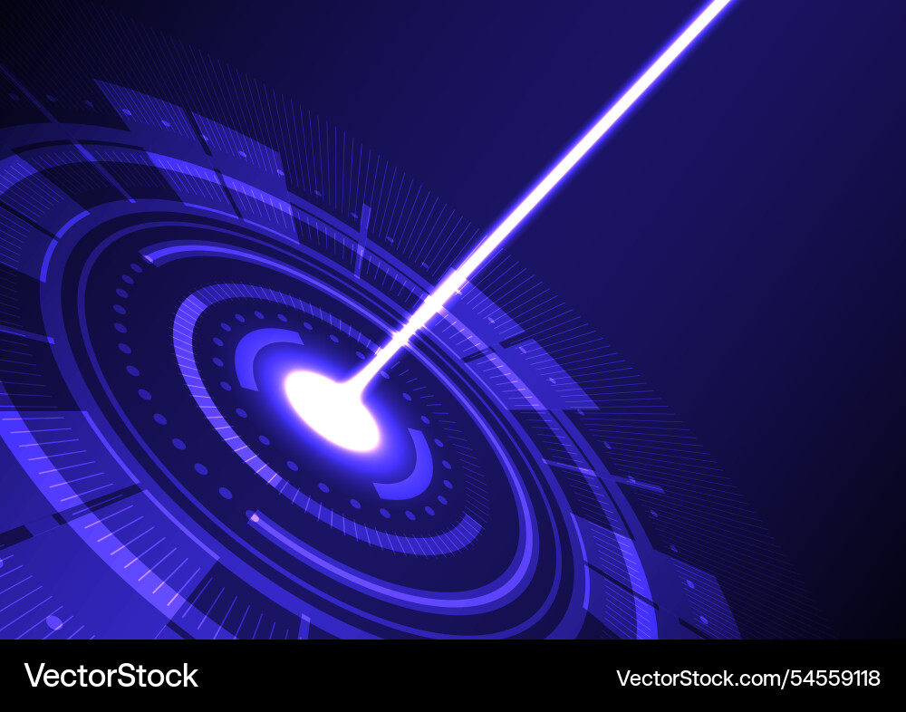 Abstract background with tech circles and neon Abstract background with tech circles and neon vector image