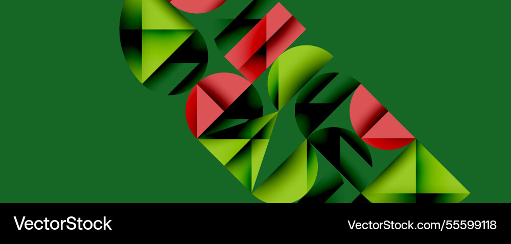 Abstract geometric background with layered Vector Image