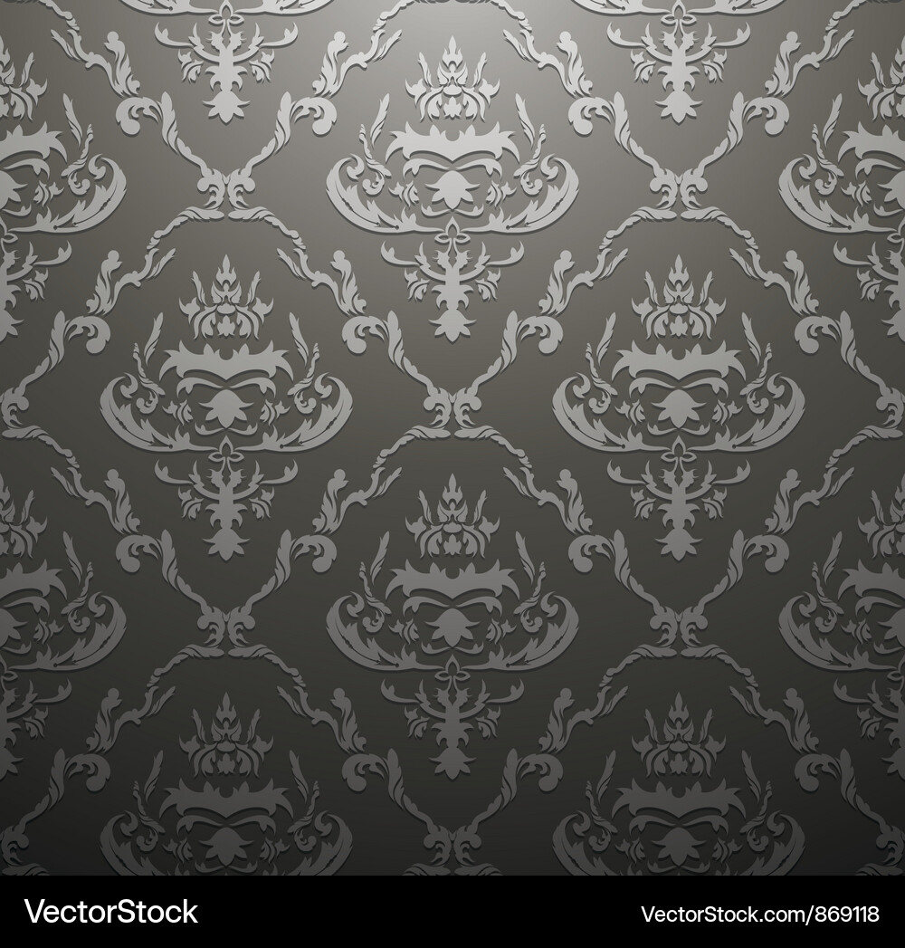 Damask seamless pattern Vector Image