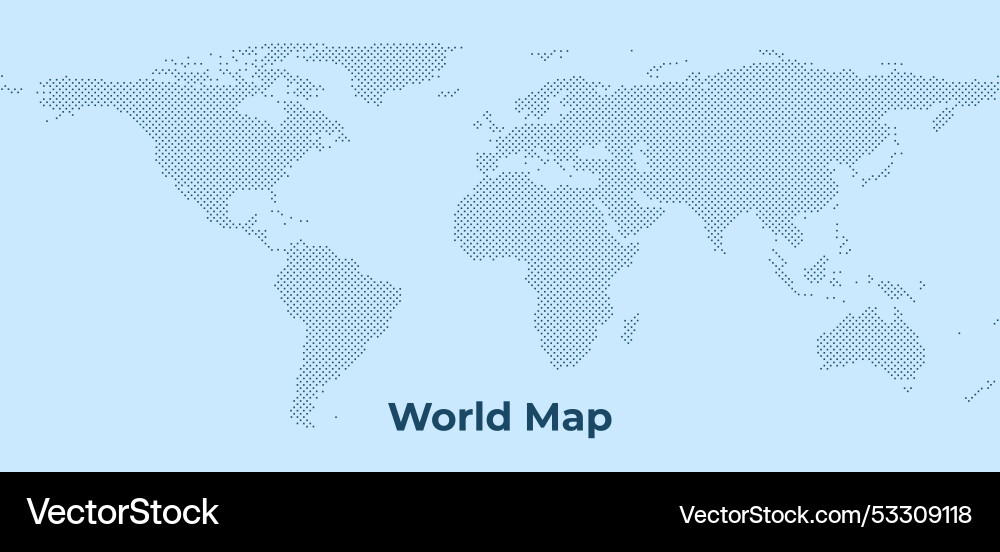 World map background with dot pattern - global World map background with dot pattern - global vector image