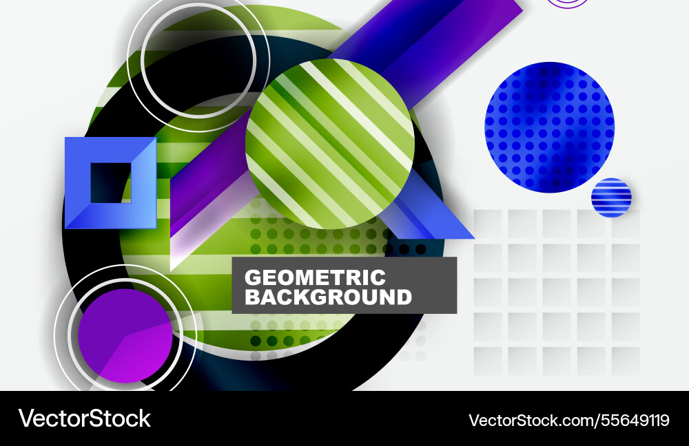 Dynamic complex geometric abstract background Dynamic complex geometric abstract background Vector Image
