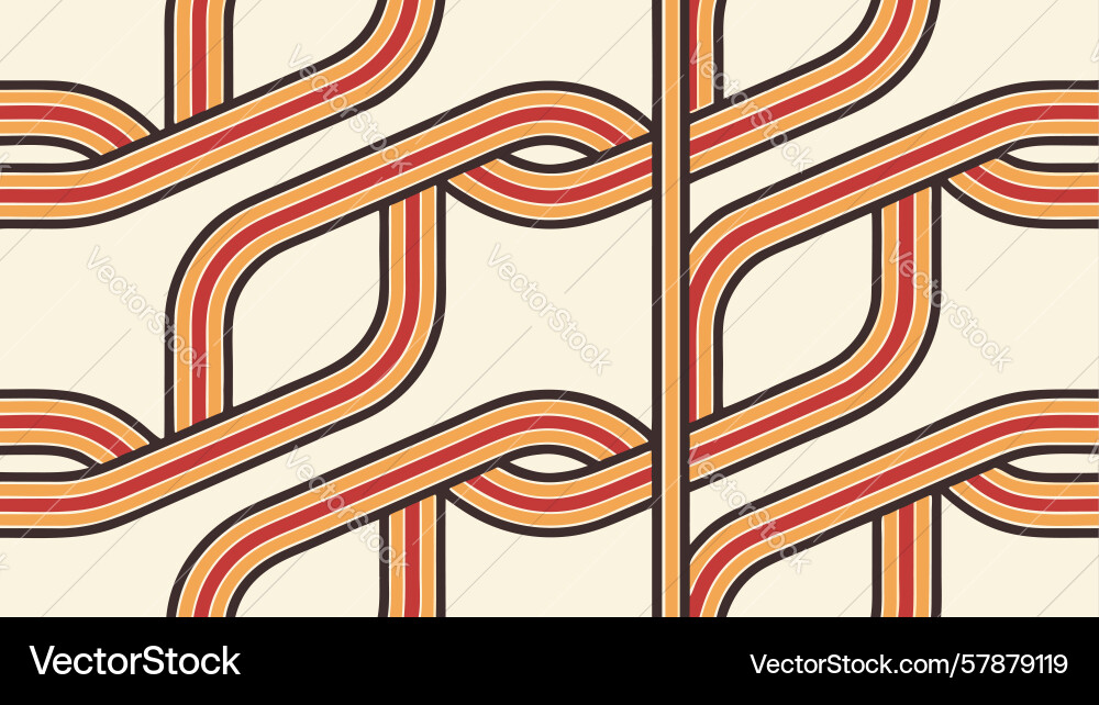 Intersecting abstract lines complex geometric vector image