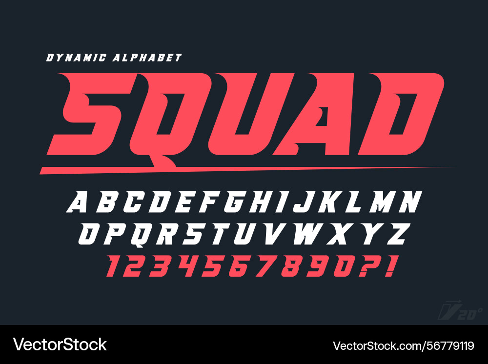 Racing alphabet design dynamic typeface letters Racing alphabet design dynamic typeface letters Vector Image