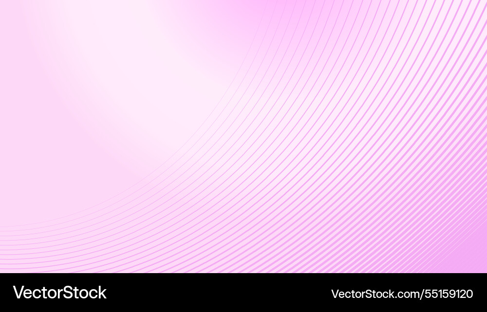 Light pink gradient background with curve line Vector Image