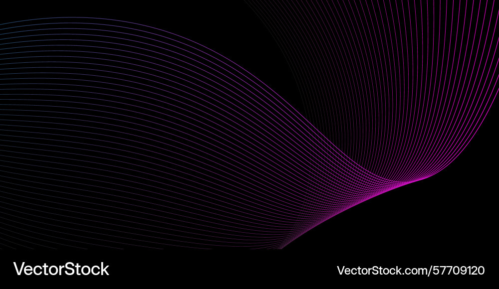 Vibrant abstract gradient lines create dynamic Vibrant abstract gradient lines create dynamic vector image