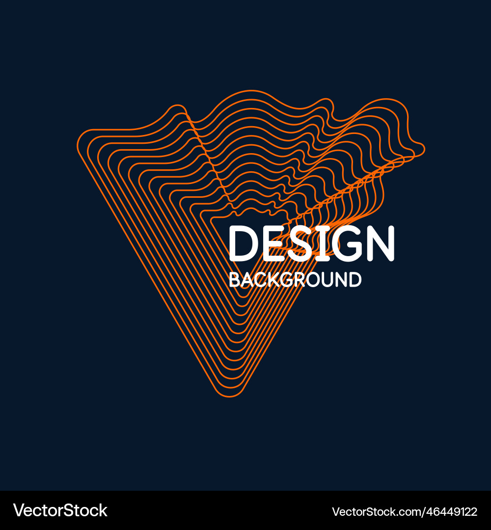 Abstract background with dynamic waves Abstract background with dynamic waves vector image