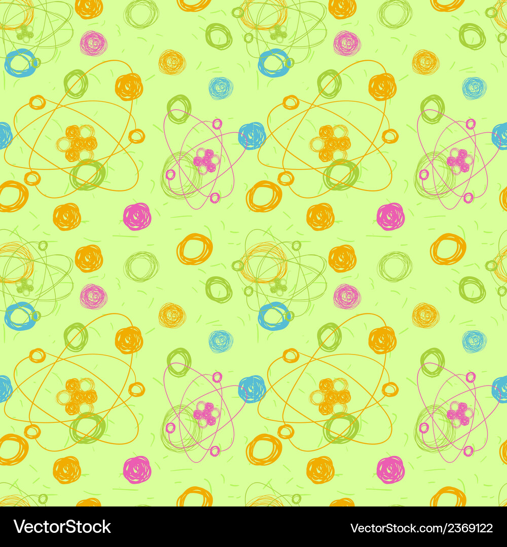 Abstract seamless background molecule structure – Royalty-Free Vector ...