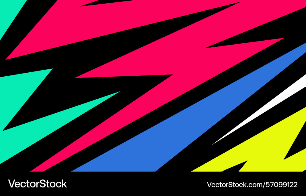 Colorful angular explosion background Colorful angular explosion background Vector Image