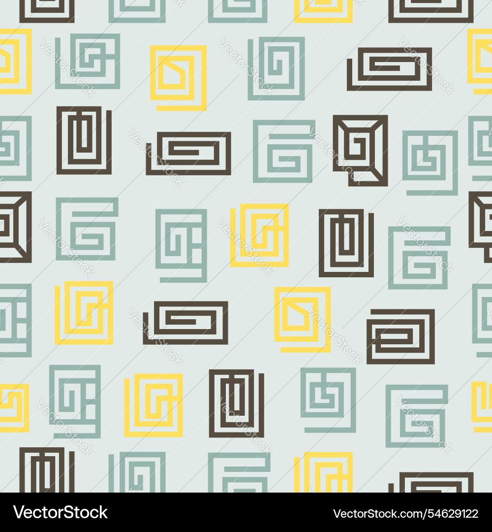 Seamless unique pattern creative background design Vector Image