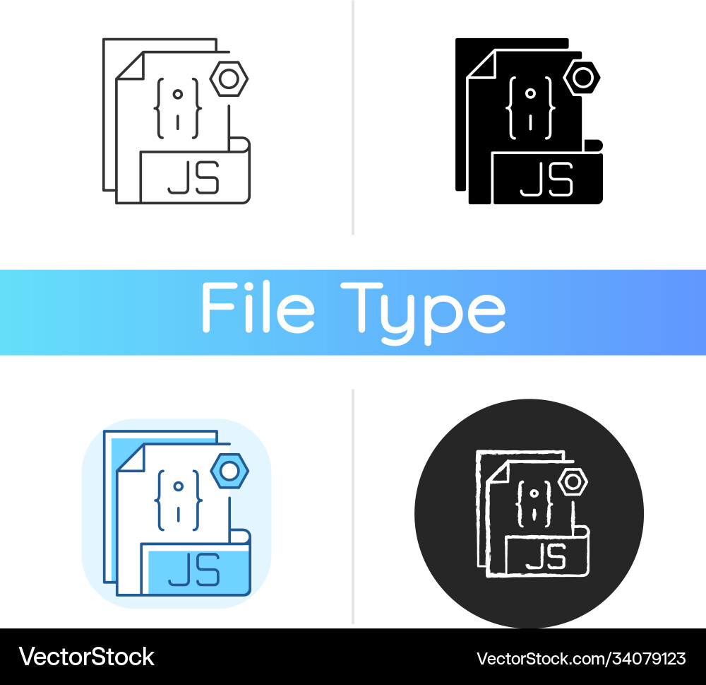 Js file icon Js file icon vector image