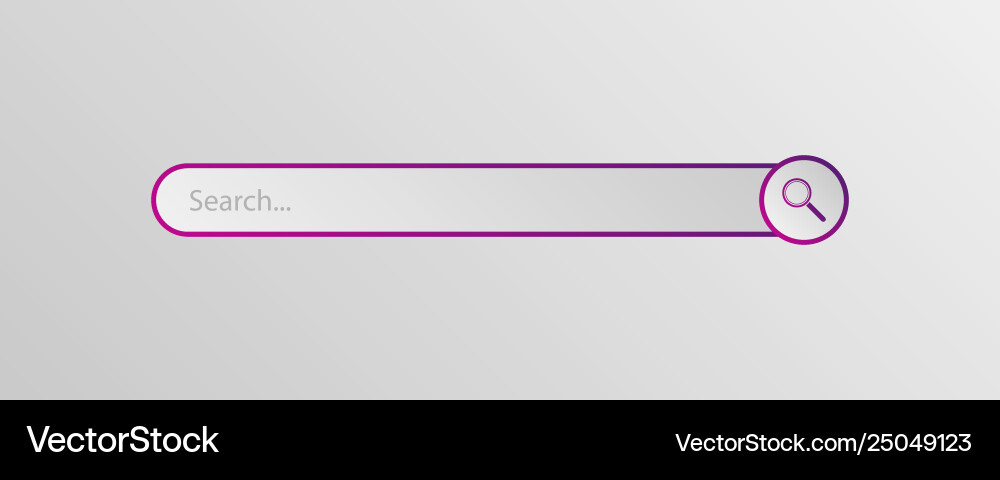 Search bar Royalty Free Vector Image - VectorStock