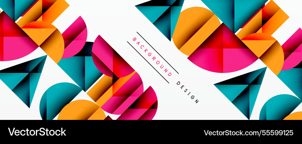 Abstract geometric pattern with intersecting Abstract geometric pattern with intersecting vector image
