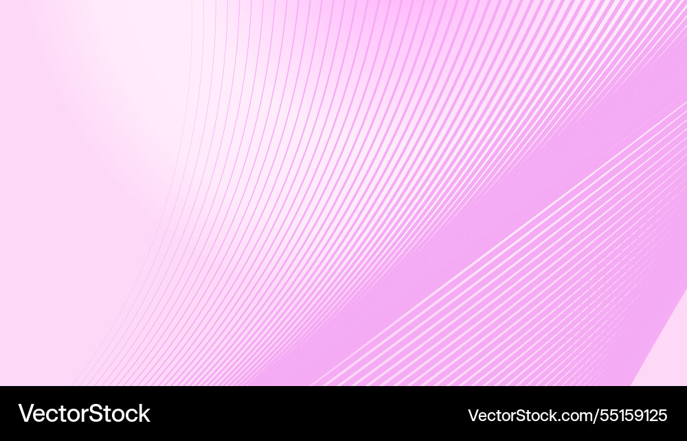 Light pink gradient background with curve line Vector Image