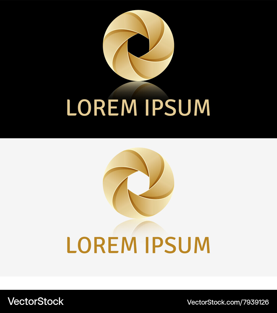 Abstract icon design element vector image