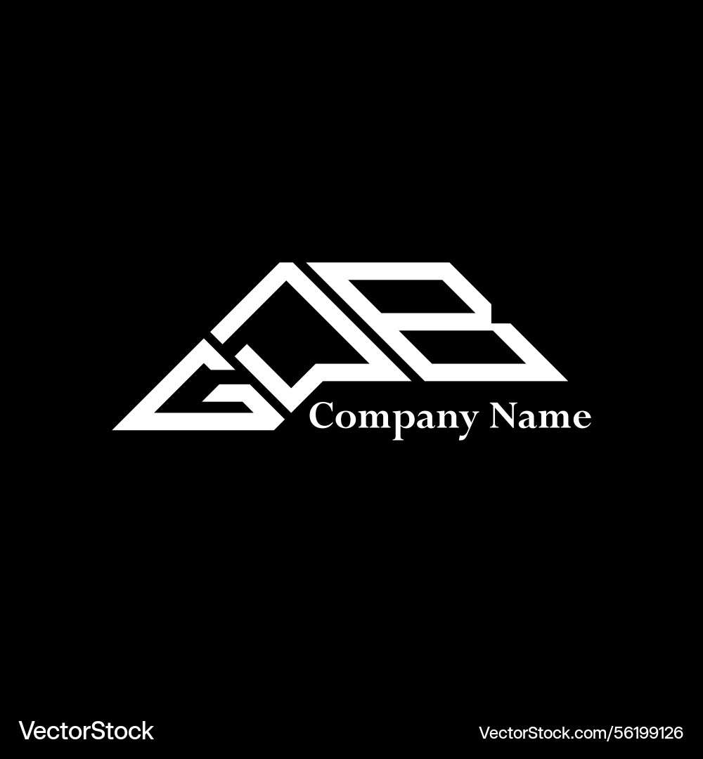 Gdb logo design simple and modern vector image