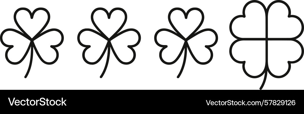 Set of four simple web icons featuring different Set of four simple web icons featuring different vector image
