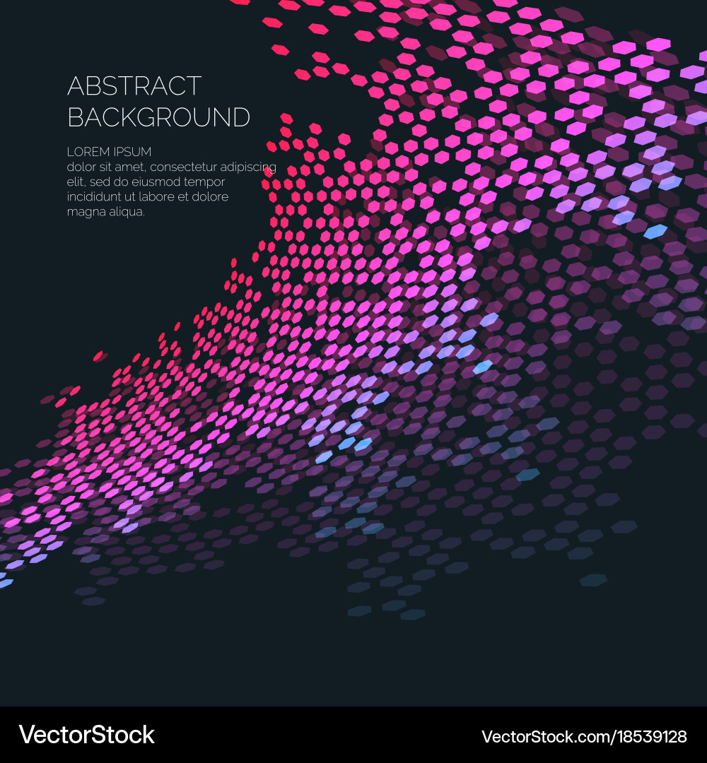 Abstract background with dynamic plane Vector Image