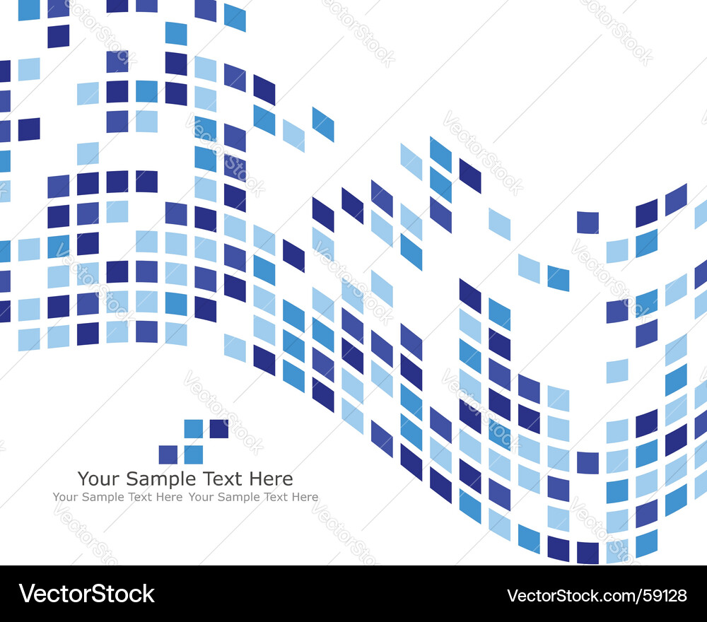 Checked background vector image