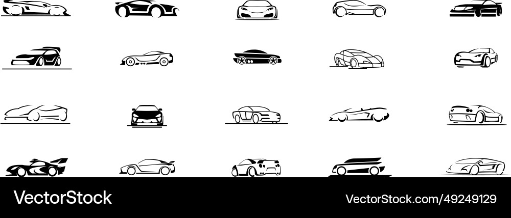 Auto Logo - Auto Silhouette vektorbild