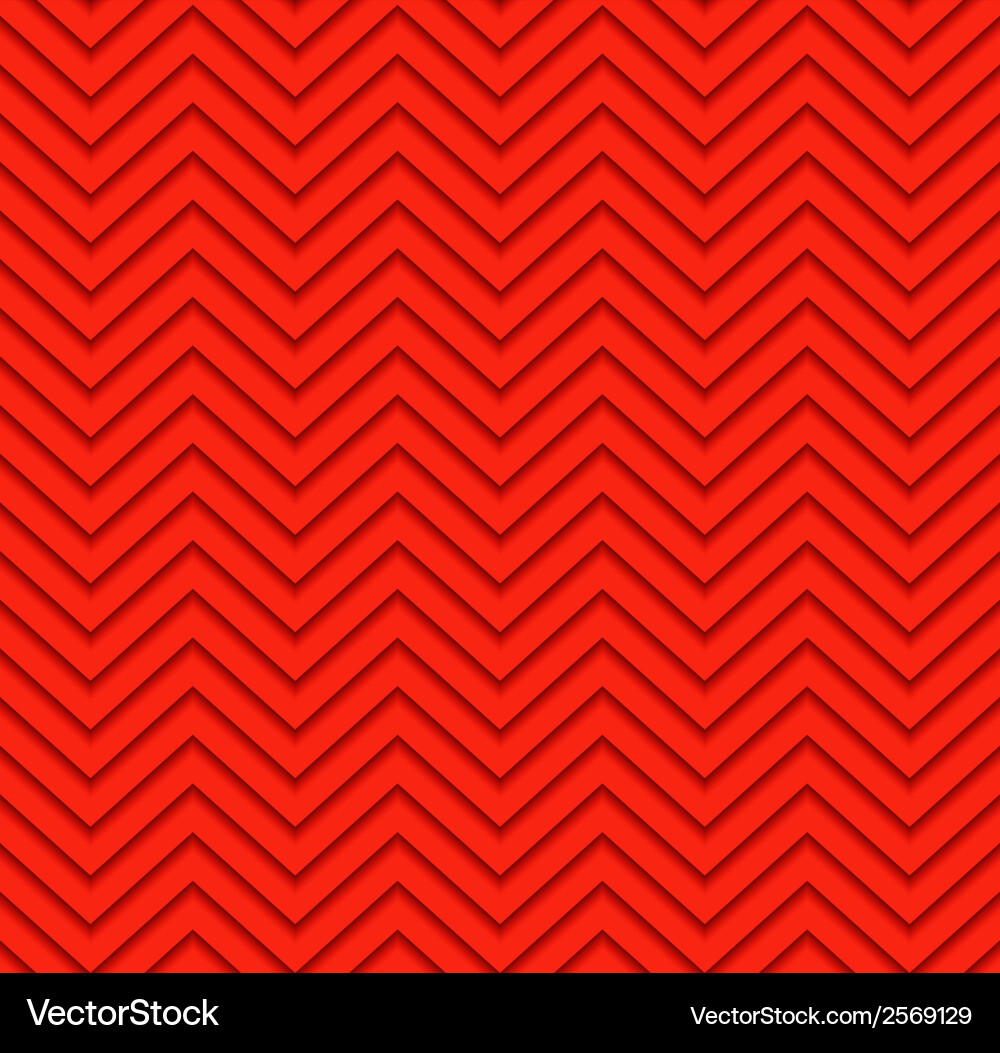 Red Zigzag Pattern vector image