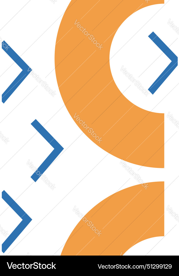 Seamless pattern with abstract geometric shapes vector image